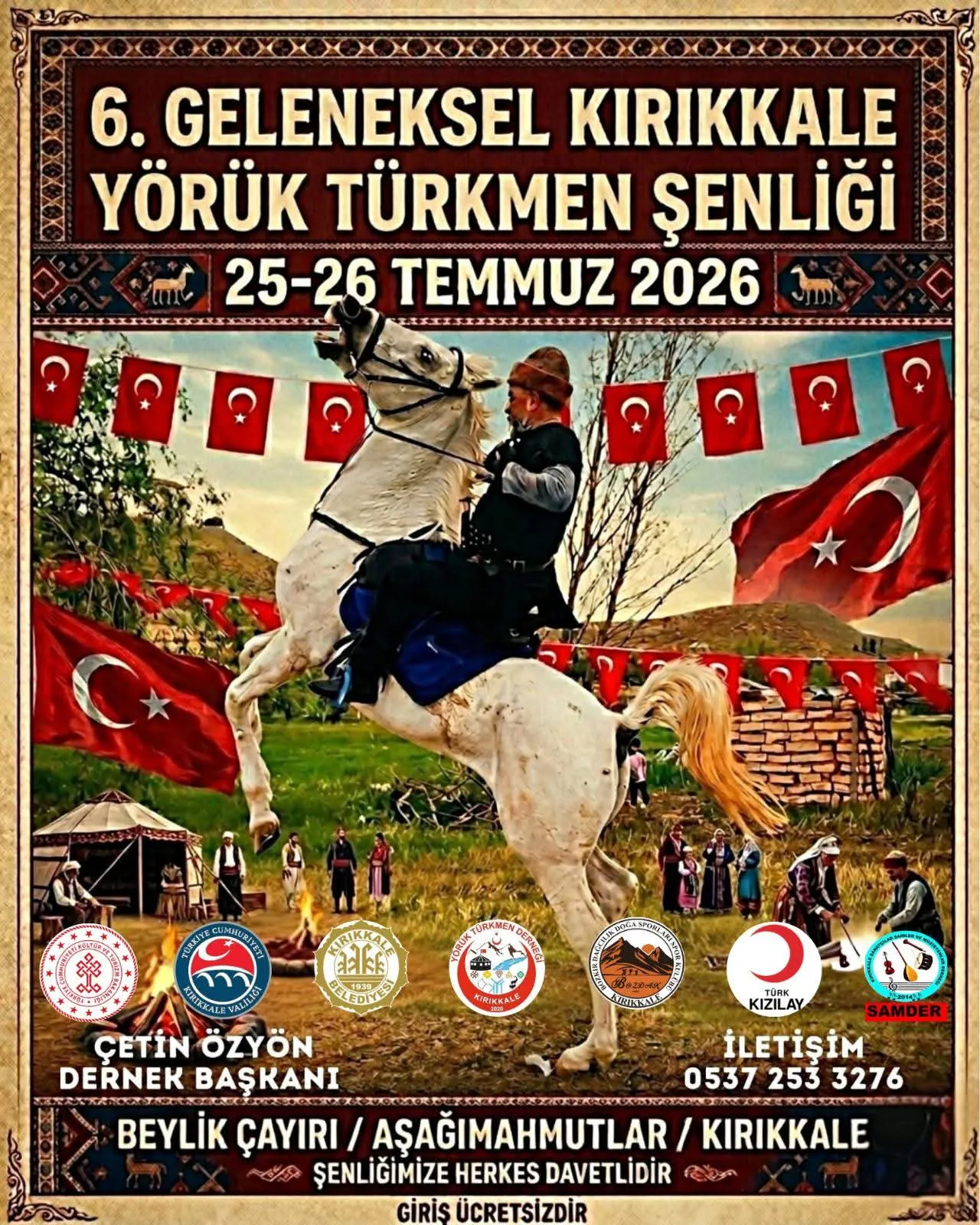Kırıkkale 6. Yörük Türkmen Şenliği Büyük İlgi Gördü: Hedef Küresel Tanıtım - Fotoğraf Galerisi 1